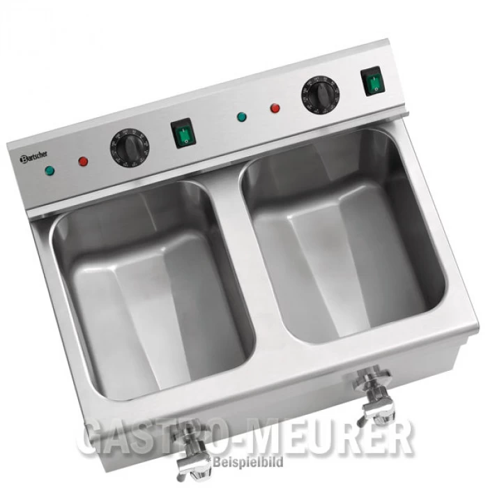 Bartscher Induktions-Doppel Fritteuse 2x8L Plus – Bild 3