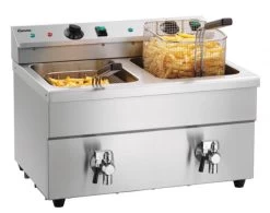 Bartscher Induktions-Doppel Fritteuse 2x8L Plus