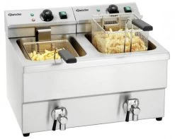 Bartscher Elektro-Doppel-Friteuse 2x8 Liter Imbiss II