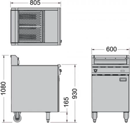 Roband 39 L Standfriteuse AF813R – Bild 4