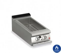 AFG Bain-Marie Gas 3,6 KW 1 Becken Tischgerät, Queen 900