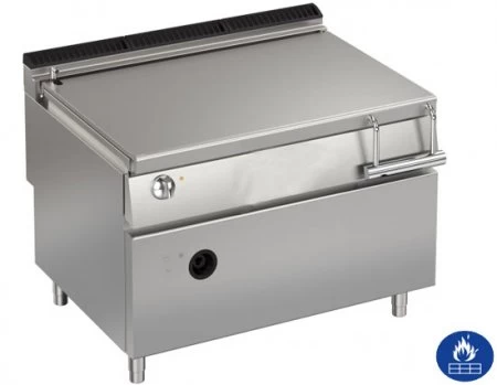 AFG Kippbratpfanne Gas 120 Liter Duplextiegel Motor, Queen 900