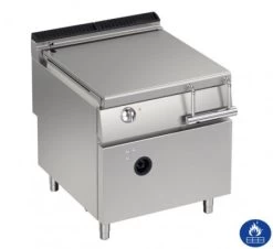 AFG Kippbratpfanne Gas 80 Liter Duplextiegel Motor, Queen 900