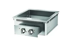 Elektro-Multibräter Einbau, 2 Kochzonen 21L, Drop-In Queen 700