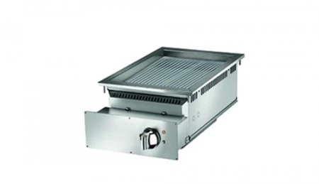 AFG Bratplatte Gerillt Elektro Einbau Drop-In Queen 700