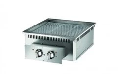 AFG Bratplatte, Breite 600, Gerillt, Elektro Einbau Drop-In Queen 700