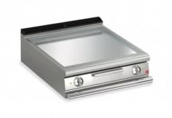 AFG Brat- Grillplatte Elektro Glatt-verchromt 15,0 KW Tischgerät, Queen 900