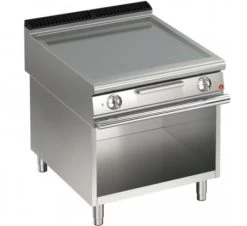 AFG Brat- Grillplatte Elektro Glatt 15,0 KW Standgerät, Queen 900