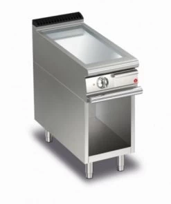 AFG E-Grillplatte 5,4 KW Glatt Chrom Standgerät Queen 700
