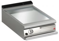 AFG Brat- Grillplatte Gas Glatt+hartverchromt 14,0 KW Tischgerät, Queen 900