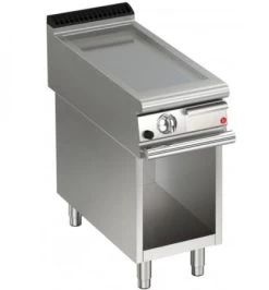 AFG Brat- Grillplatte Gas Glatt 7,0 KW Standgerät, Queen 900