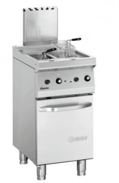 Bartscher Gas-Standfritteuse M. 2 Becken 7 L Serie 700