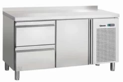Bartscher Kühltisch M. 1 Tür 2 Schüben U. Aufkantung