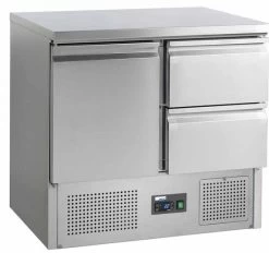 COOL NordCap Kühltisch KT 9 1T-2Z M. 1 Tür U. 2 Schüben