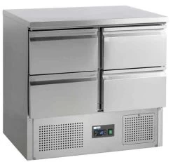 COOL NordCap Kühltisch KT 9 4Z M. 4 Schüben