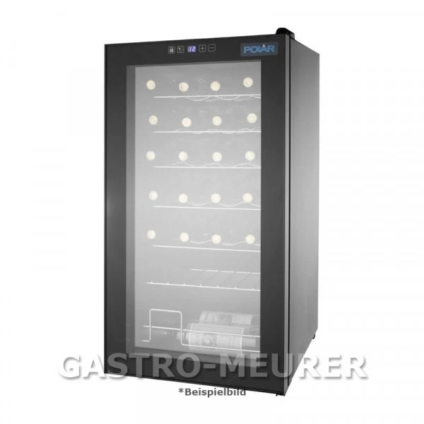 POLAR Tisch-Weinkühlschrank, 28 Flaschen – Bild 3