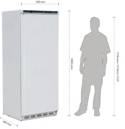 POLAR Kühlschrank Weiß CD614 2 Jahre Garantie – Bild 4