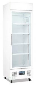 Polar Glastür-Kühlschrank 336 Liter Fahrbar