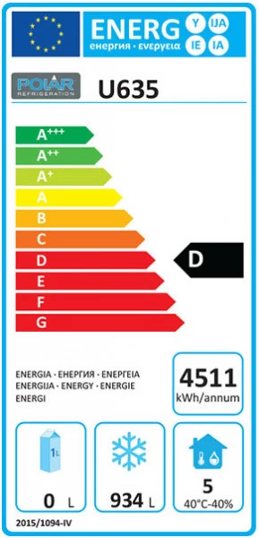 POLAR Tiefkühlschrank U635, – Bild 2