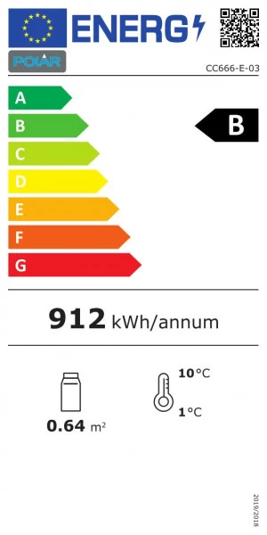 Polar Kühlvitrine 100 L Weiß – Bild 2