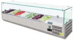 Polar Aufsatz-Kühlvitrine G609 7 X 1/4 GN