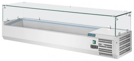 Polar Aufsatz-Kühlvitrine GD876 5x GN1/3 Und 1x GN1/2