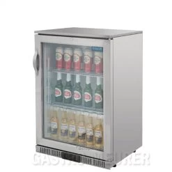 Polar Edelstahl Barkühlschrank Mit 1 Klapptür 138L