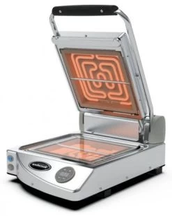 Spidocook SP010ET Kontaktgrill Digital, Glatt+transp. 1,5 KW Glaskeramik