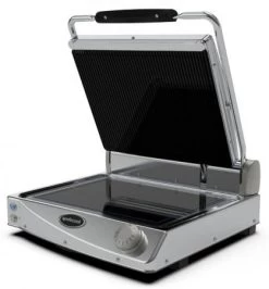 Spidocook SP015PR Kontaktgrill, Gerillt+glatt, 3kW, Analog, Glaskeramik