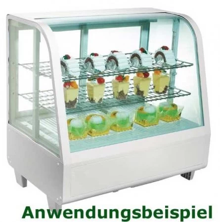 Polar Kühlvitrine 100 L Weiß