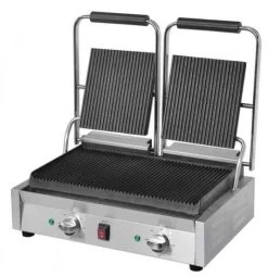 Buffalo Doppel-Kontaktgrill Gerillt/gerillt
