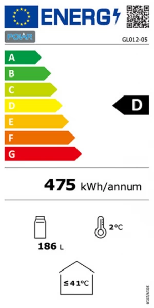 Polar Barkühlschrank Mit 2 Klapptüren 198 L – Bild 2
