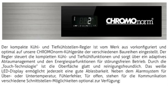 CHROMOnorm Kühltisch GN 1/1, 6 Schubladen – Bild 7