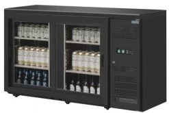 Polar Barkühlschrank Mit 2 Glas-Schiebetüren